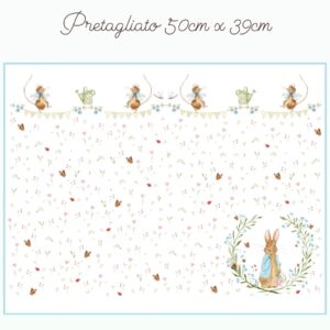 Pretagliato Rettangolare Peter 50cmx39cm